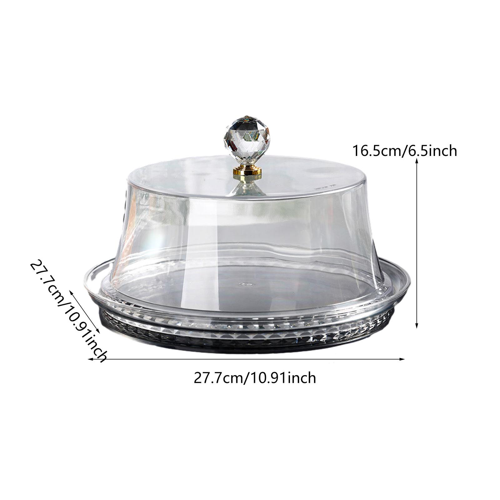 Support à gâteau avec dôme tra - Plastic Dome Clear avis et prix