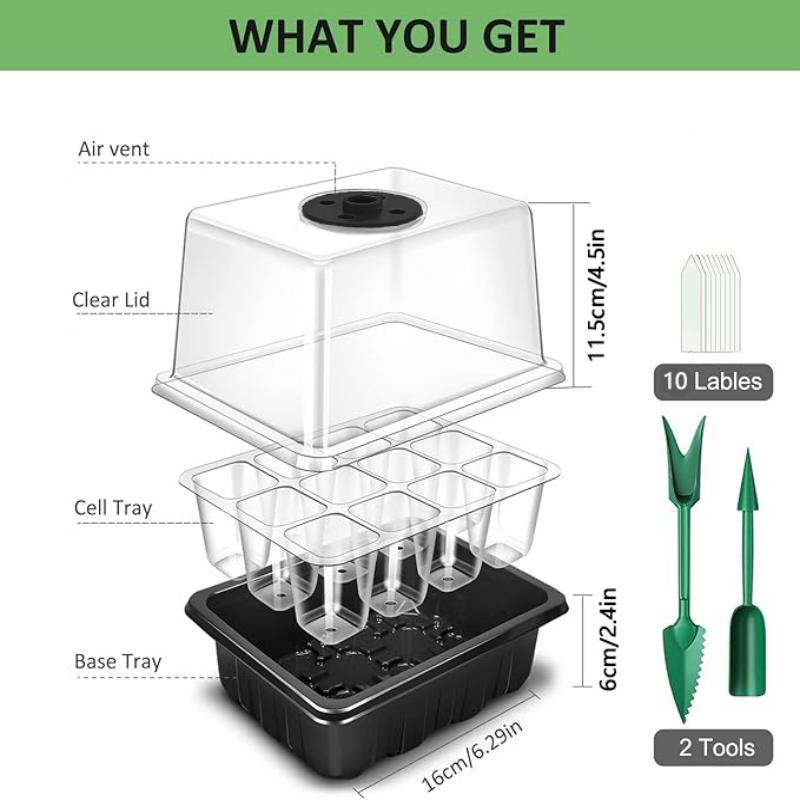 Plateau de semis avec lampes d - Humidity Dome Kit avis et prix