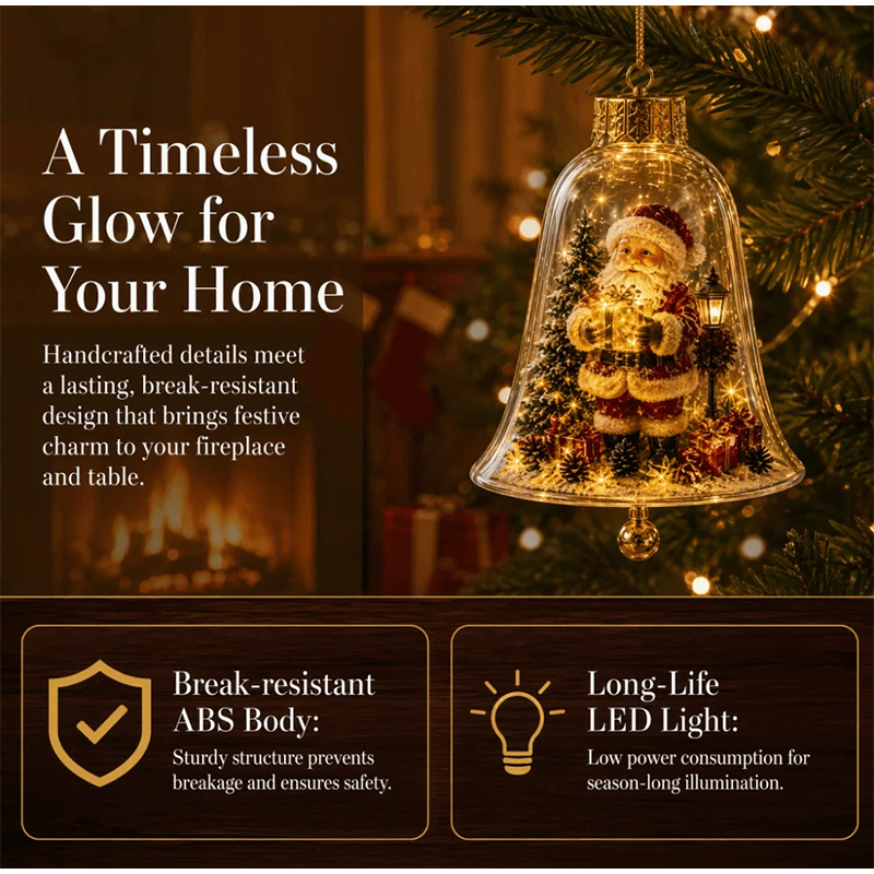 Ornements de cloches de Noël l - Plastic Dome Clear avis et prix